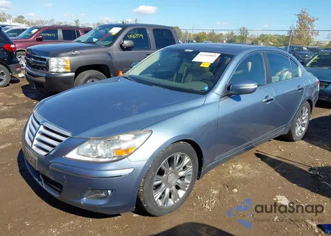 2010 Hyundai Genesis 3.8 из США, поврежденный, VIN KMHGC4DE1AU084628